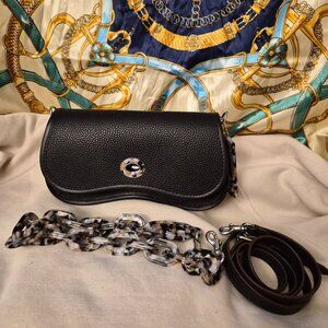 Coachtopia wavy dinky bag black